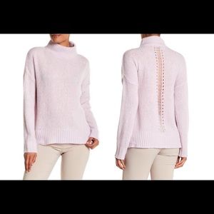 🚫SOlD🚫360 Cashmere Reanna Open Back Mock Sweater